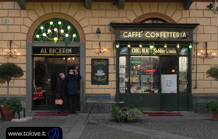 Le luci di natale del Bicerin