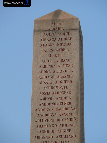 L'obelisco di piazza Savoia