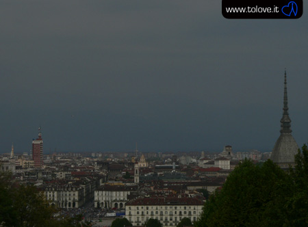 Panorama di Torino da Villa della Regina