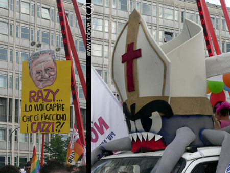 Mitici cartelli contro il Vaticano 